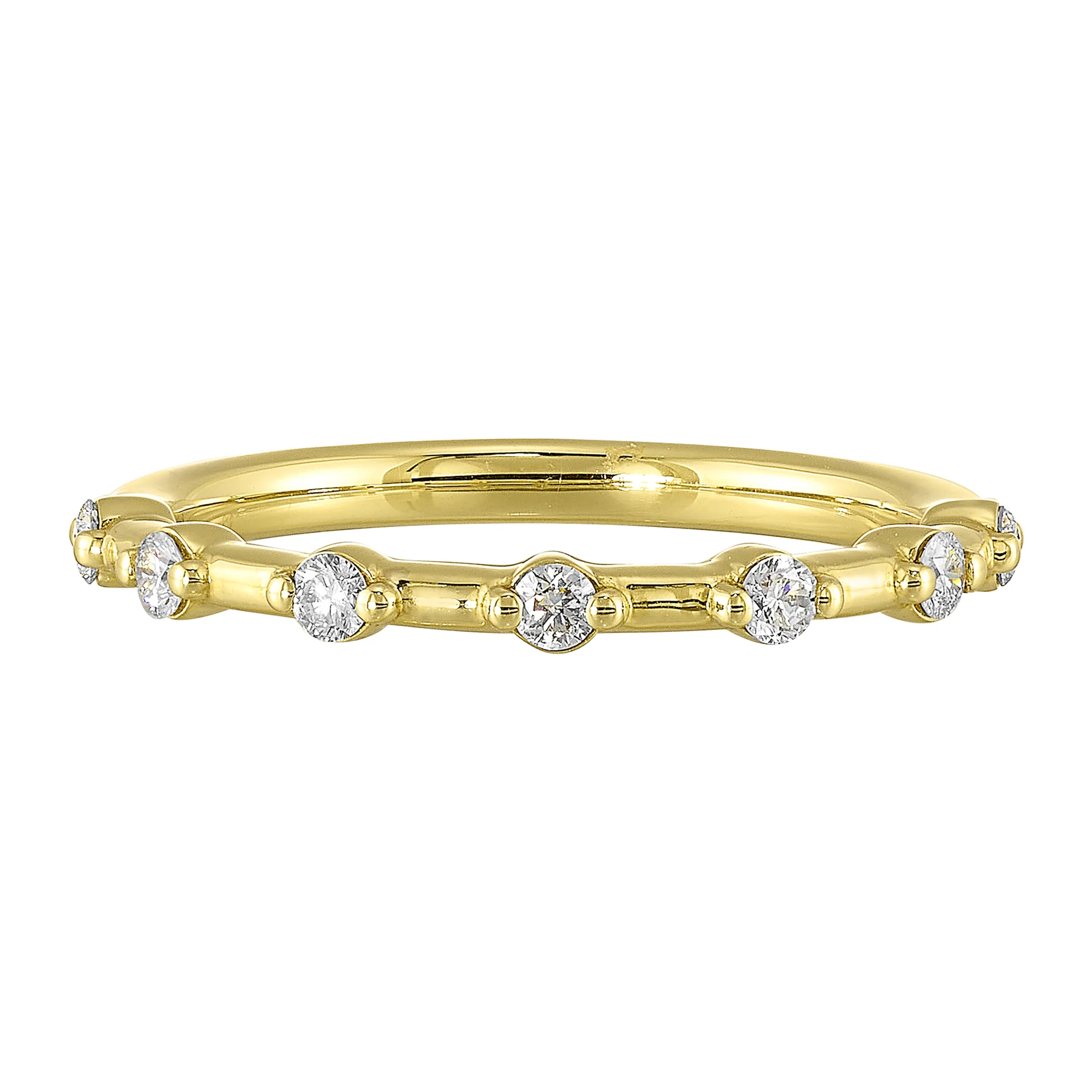 14Kt Yellow Gold Diamond 1/5Ctw Ring