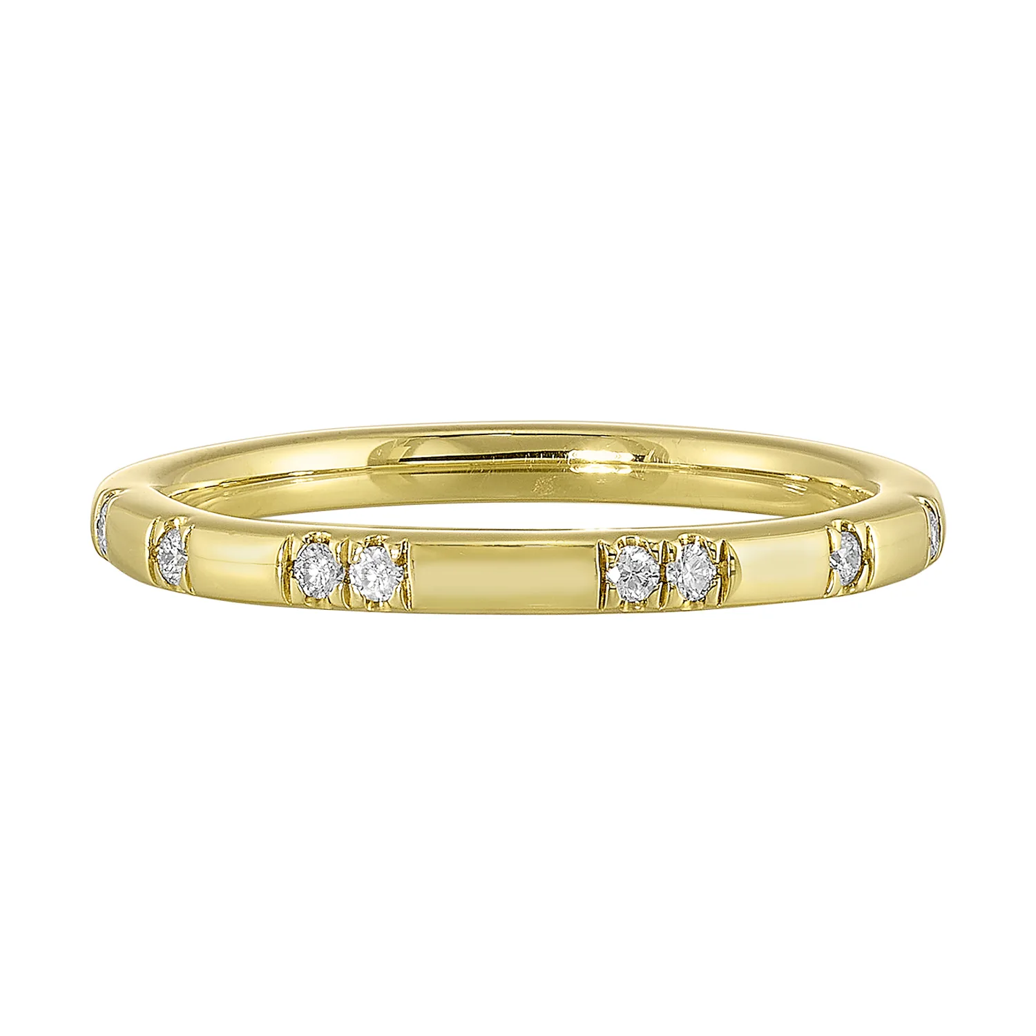 14Kt Yellow Gold Diamond 1/12Ctw Ring