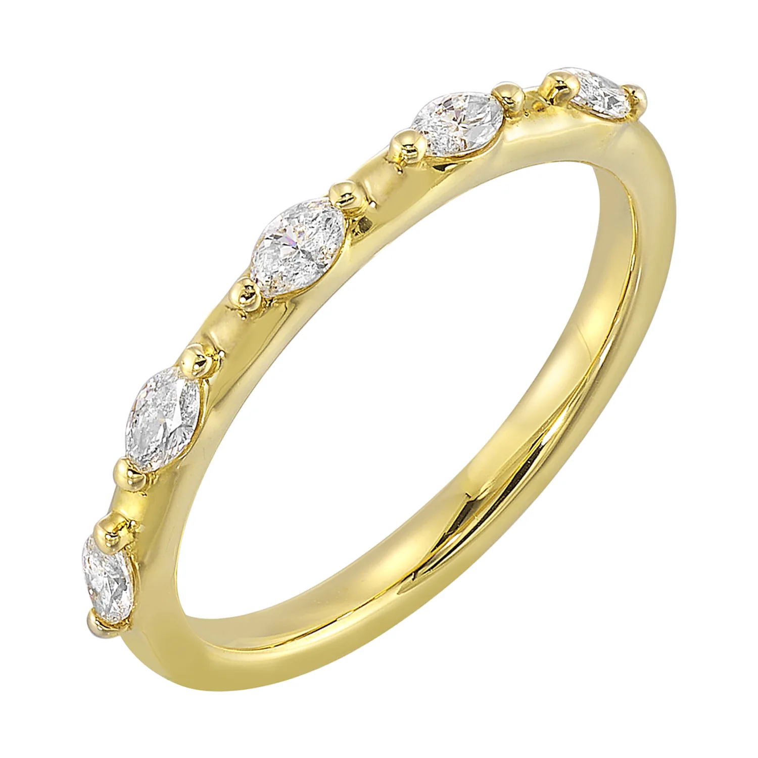 14Kt Yellow Gold Diamond 1/3Ctw Ring view 2